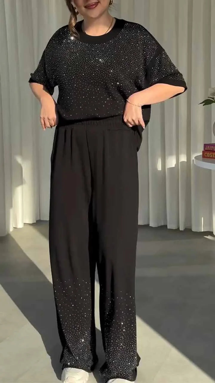 Summer Heavy Industry Full of Stars Hot Diamond Casual Suit