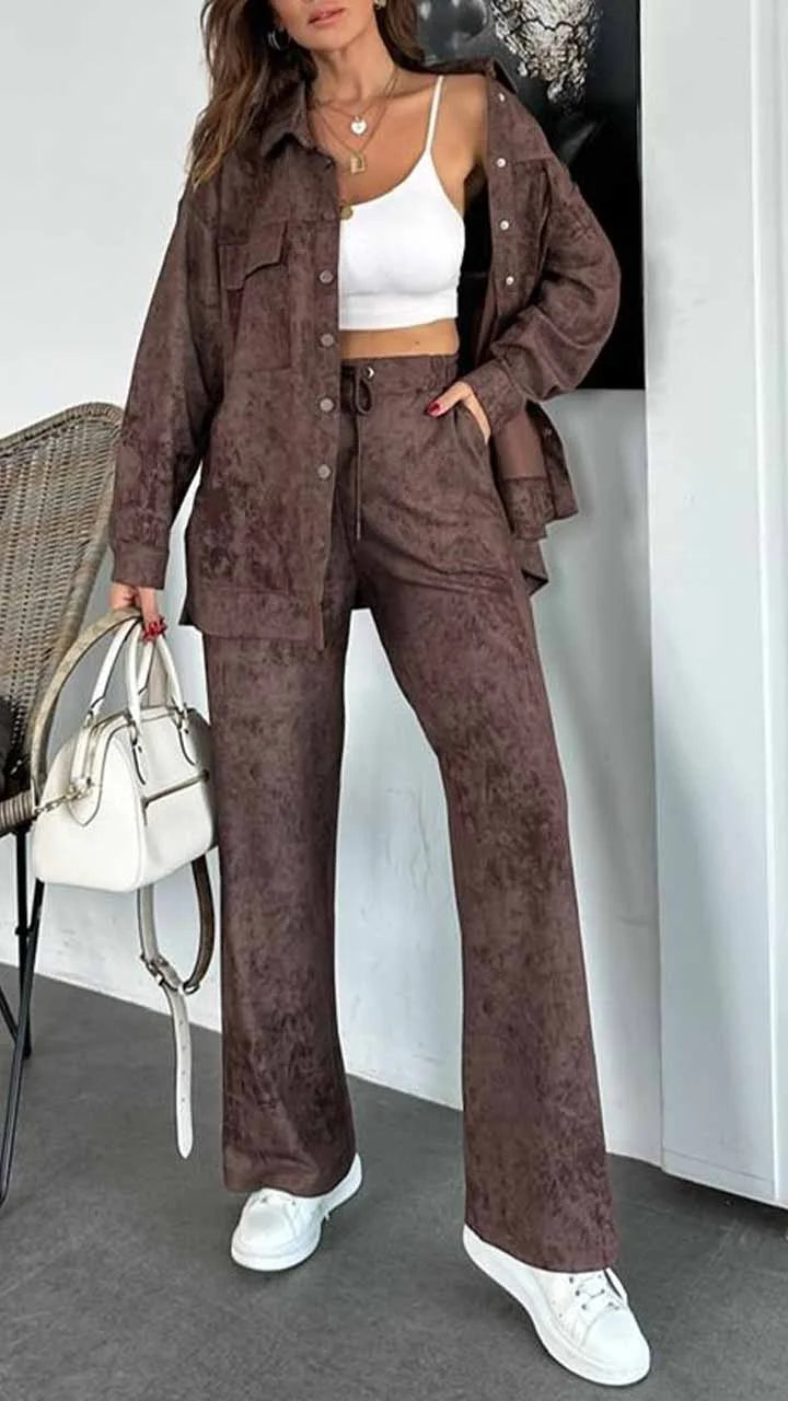 Batik pattern jumpsuit set