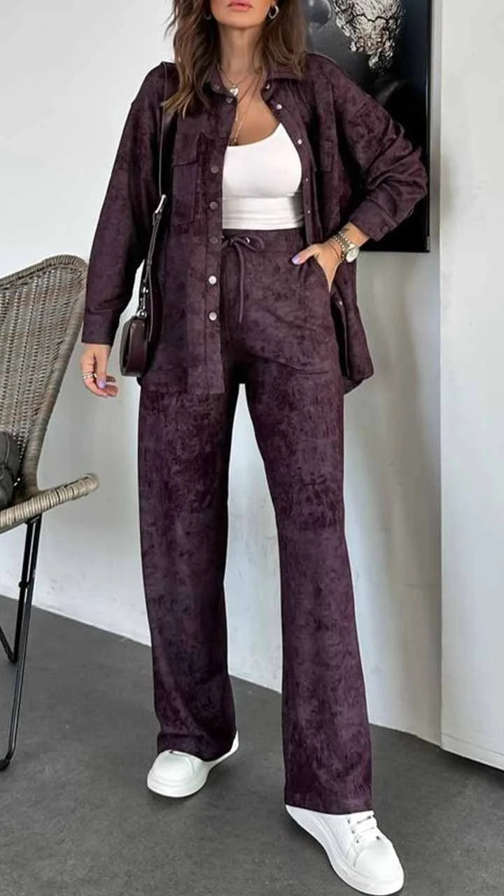 Batik pattern jumpsuit set