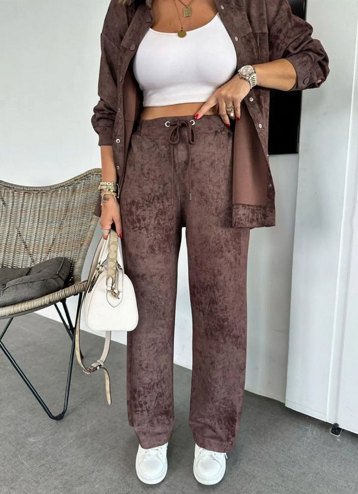 Batik pattern jumpsuit set