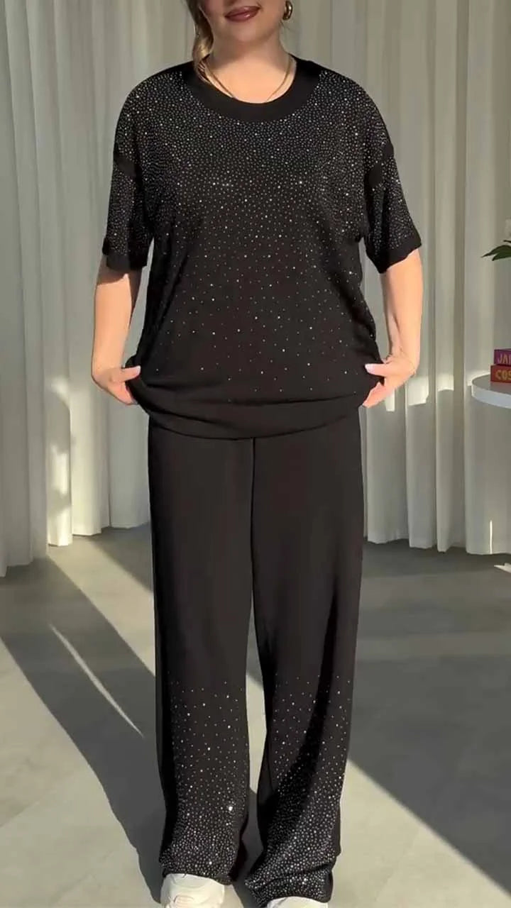 Summer Heavy Industry Full of Stars Hot Diamond Casual Suit