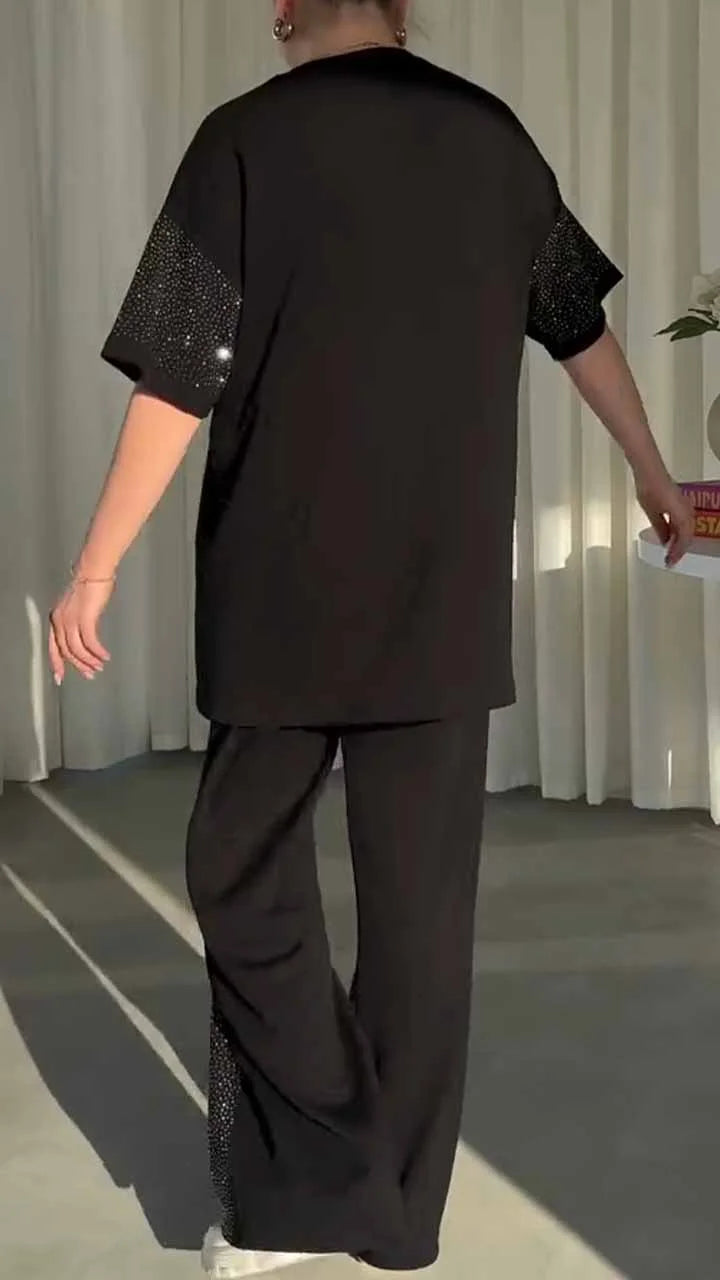 Summer Heavy Industry Full of Stars Hot Diamond Casual Suit